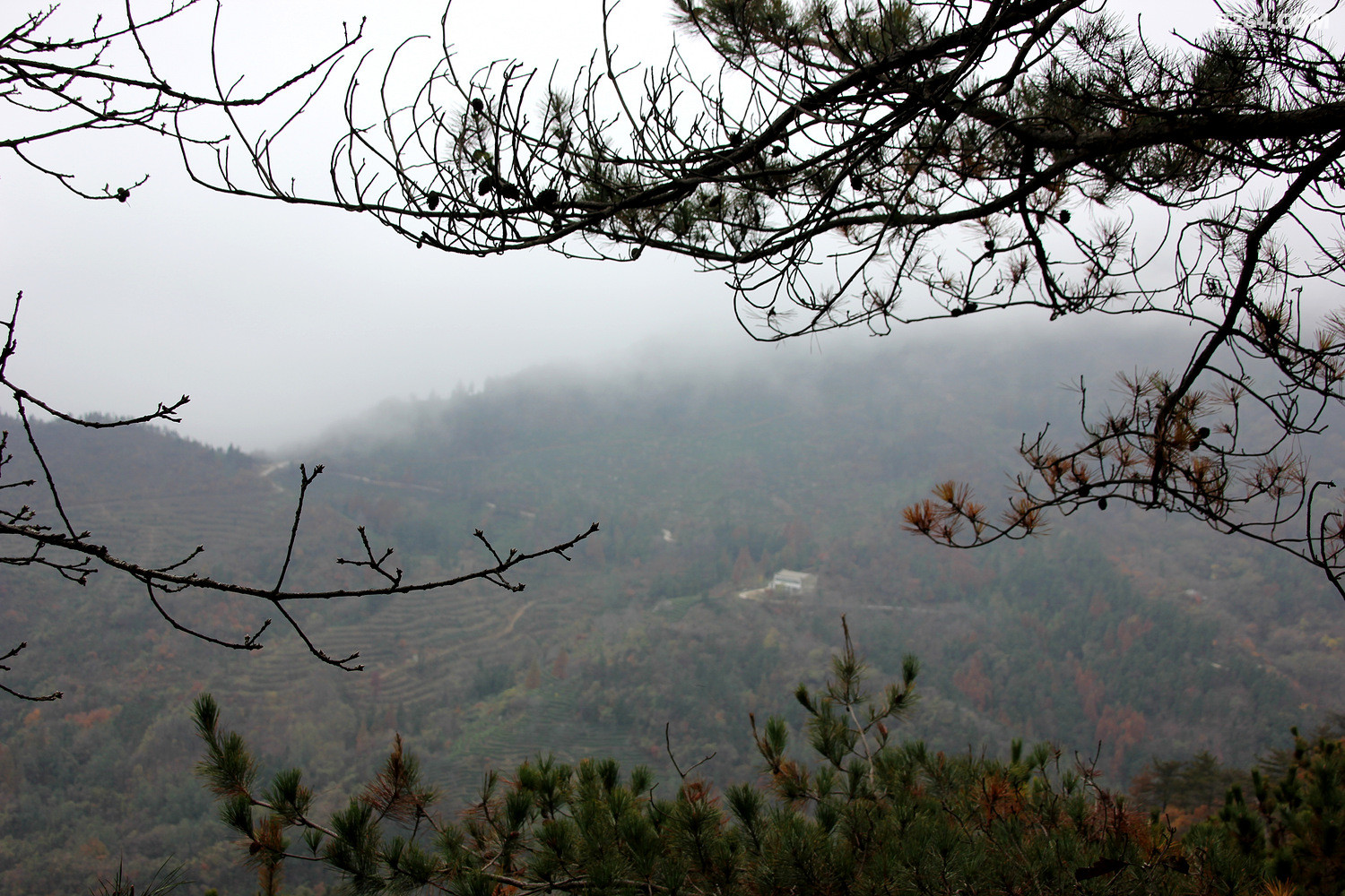 红安古兵寨九焰山至天台山穿越