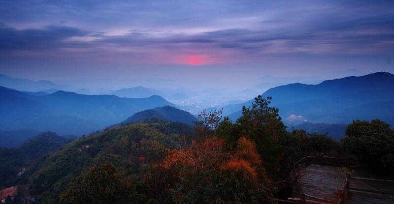 徒步2016年2月27日-28日-浙江德清天泉山徒步 重走蒋公道登顶莫干山