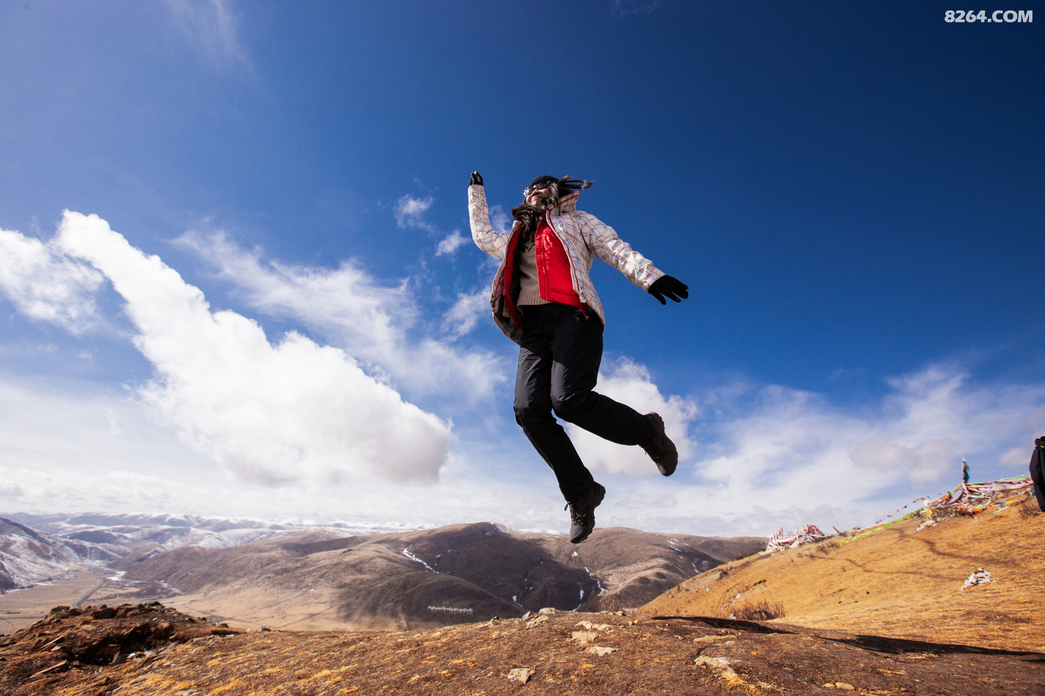 作业行走色达寻找高原红