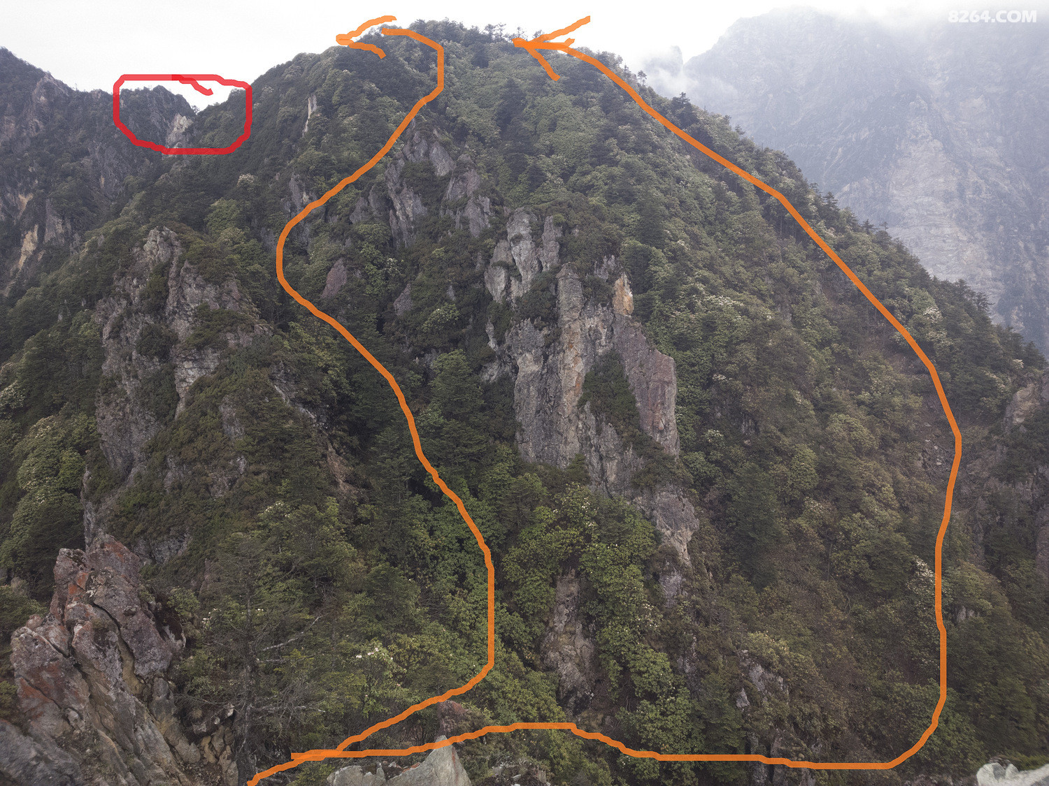 探秘火焰峰九峰山登山记