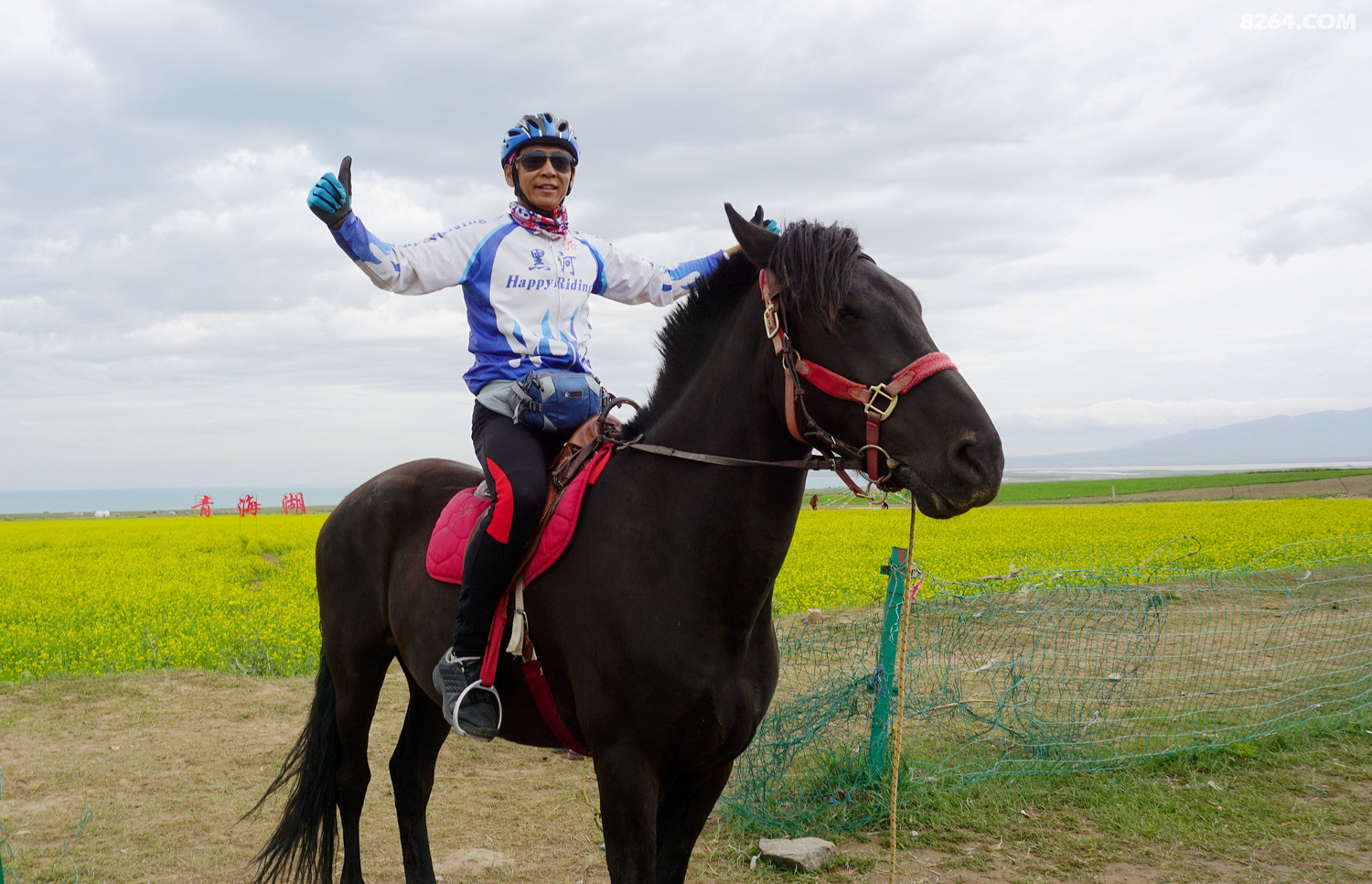 暑期环青海湖骑行(五)骑马