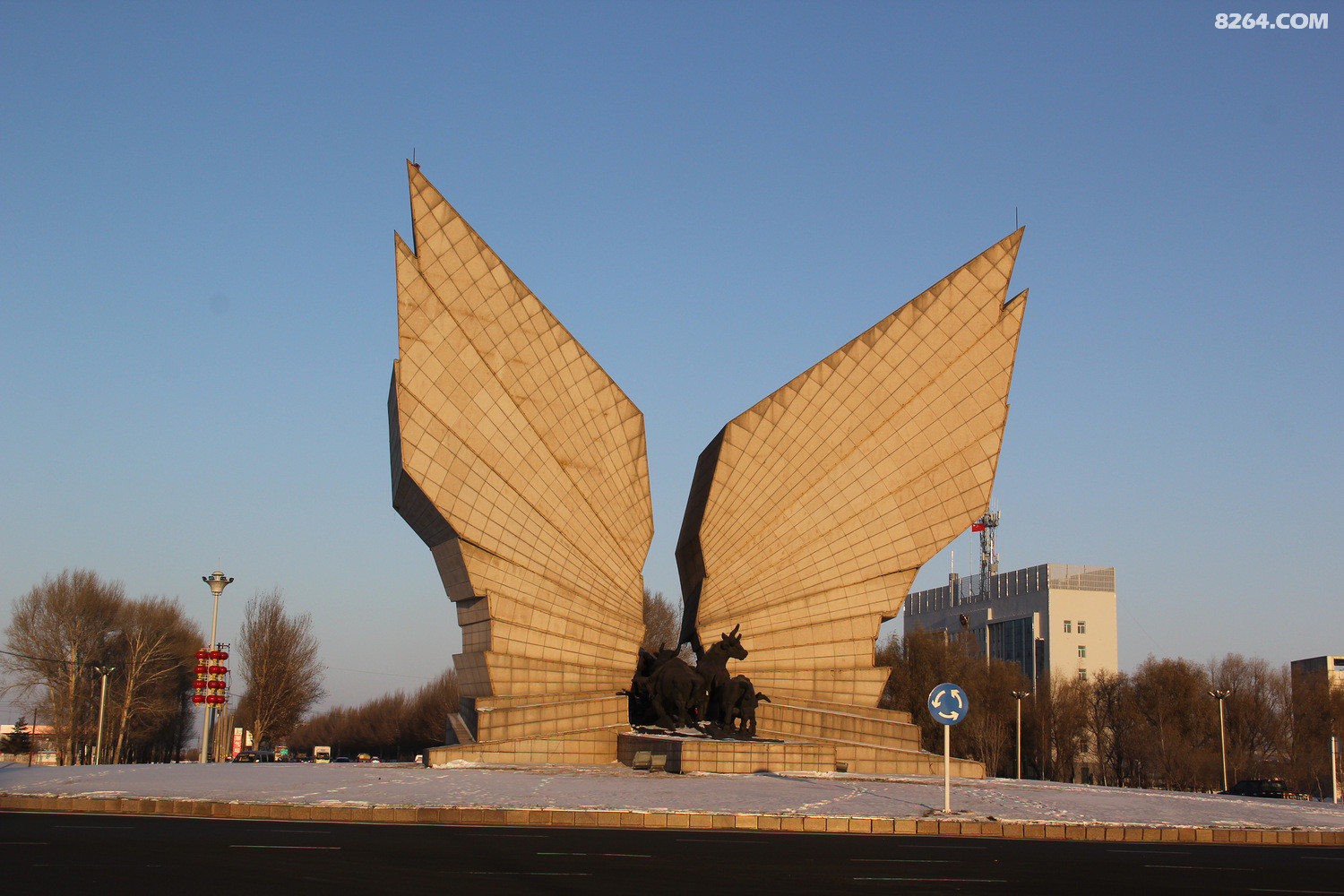 黑龙江安达市城市景观大道牛街