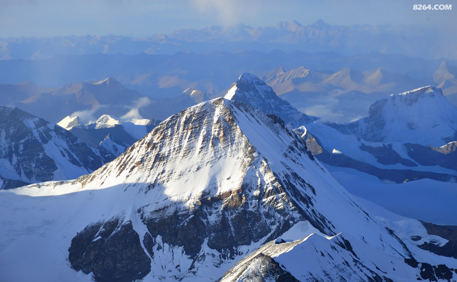 最忆珠穆朗玛峰深度珠峰北坡攀登路上看到的群峰