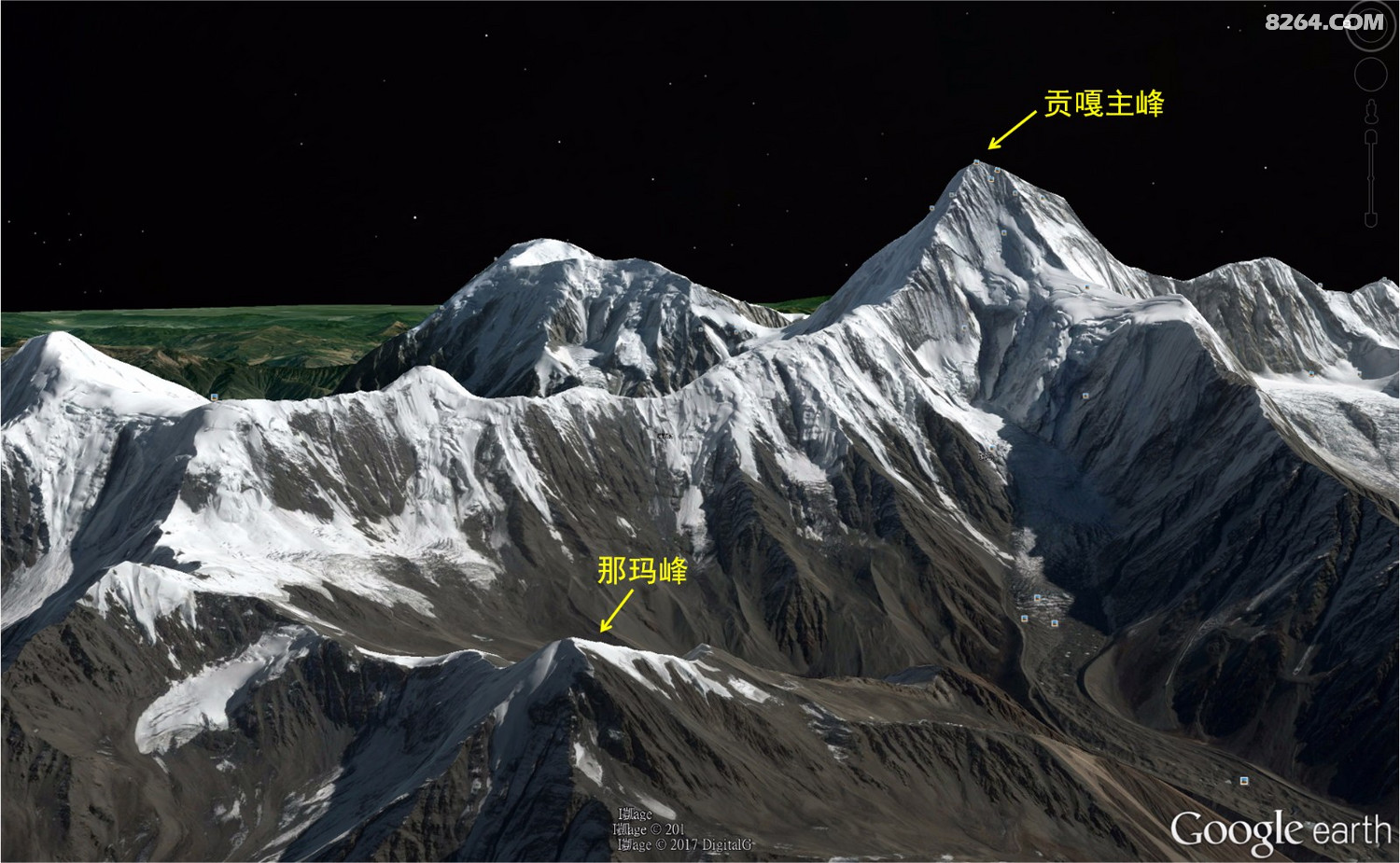 登攀那玛峰朝觐蜀山之王贡嘎神山