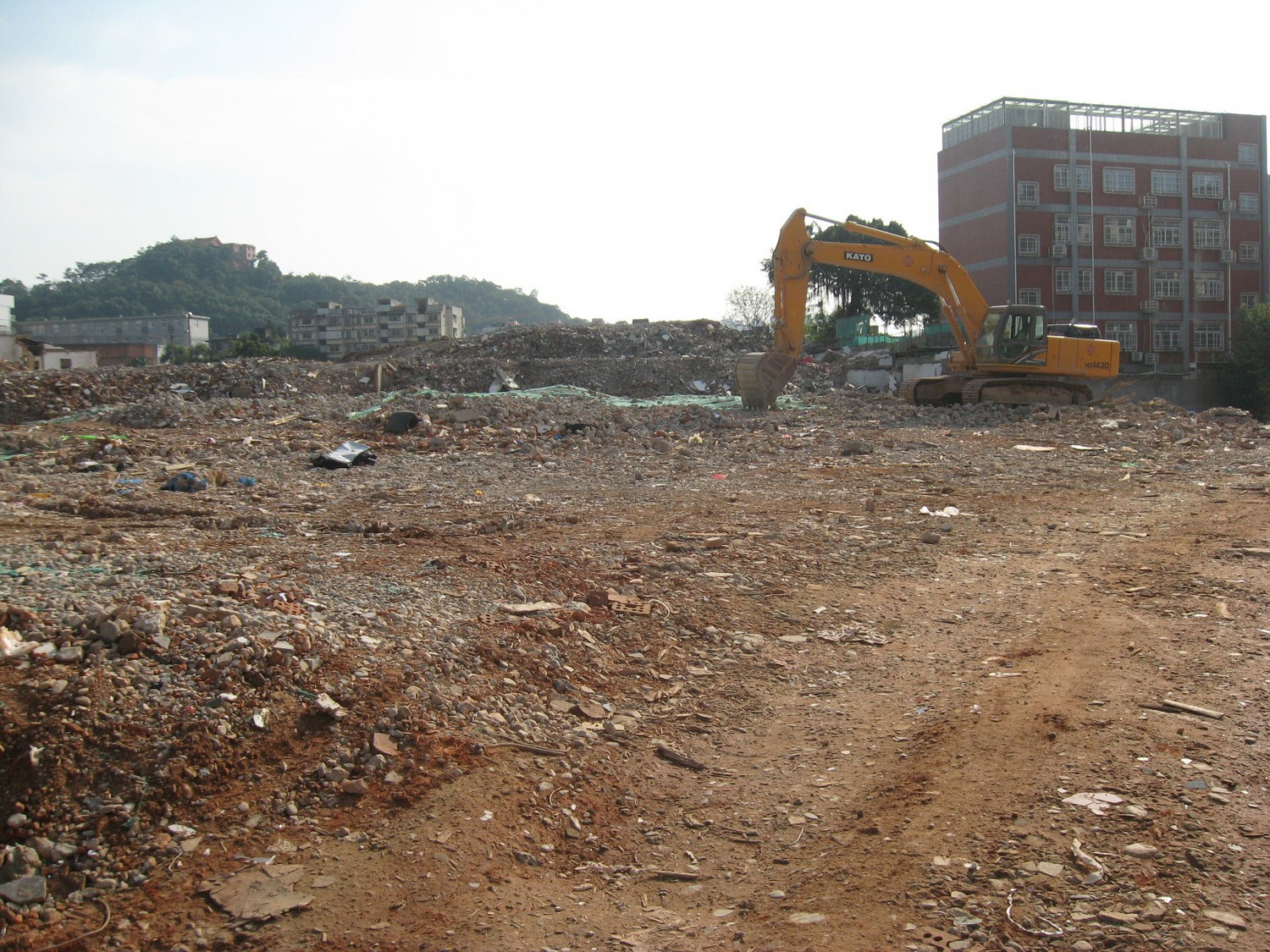 福州洋下水头红星拆迁工地再探巡1月12日