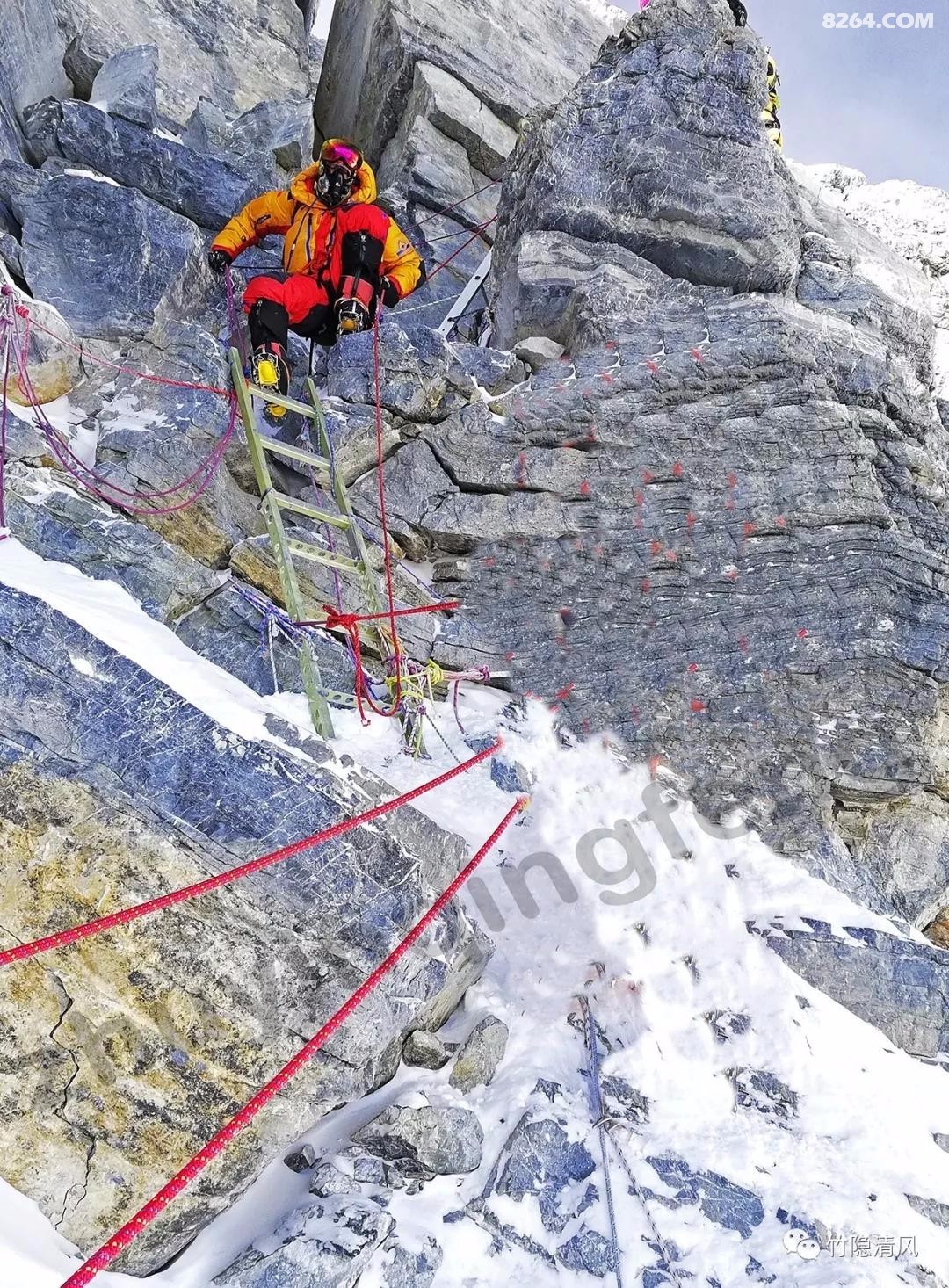 【登顶珠穆朗玛峰二周年纪】(2)天梯:珠峰北坡三级台阶