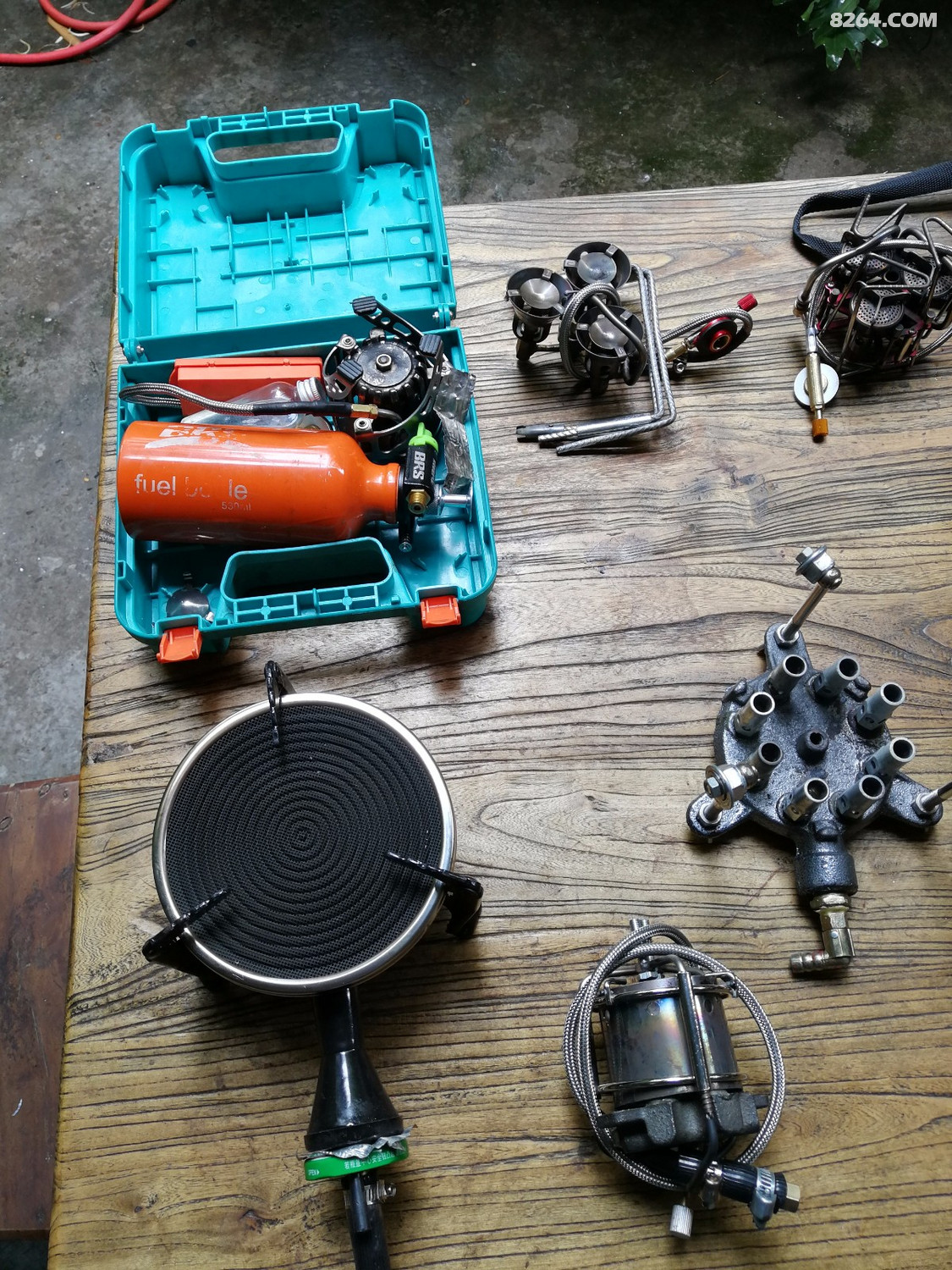 自制三头汽油猛火炉