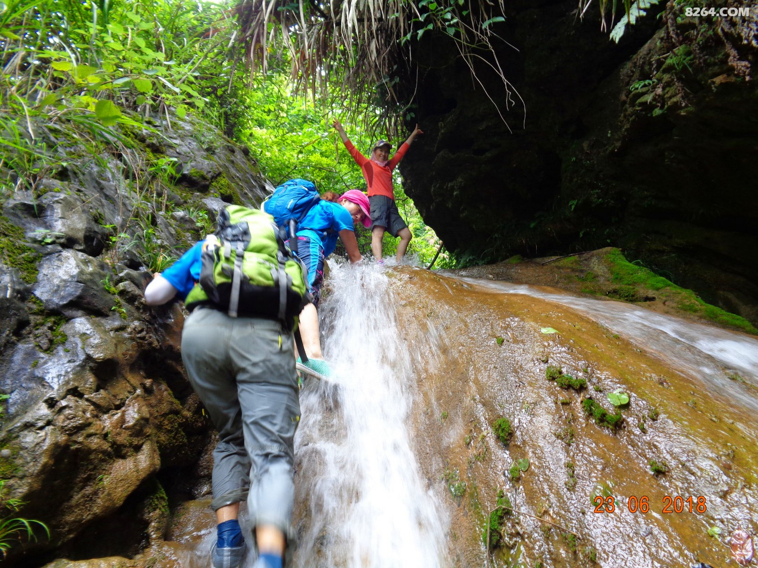 攀瀑好去处田家山溯溪