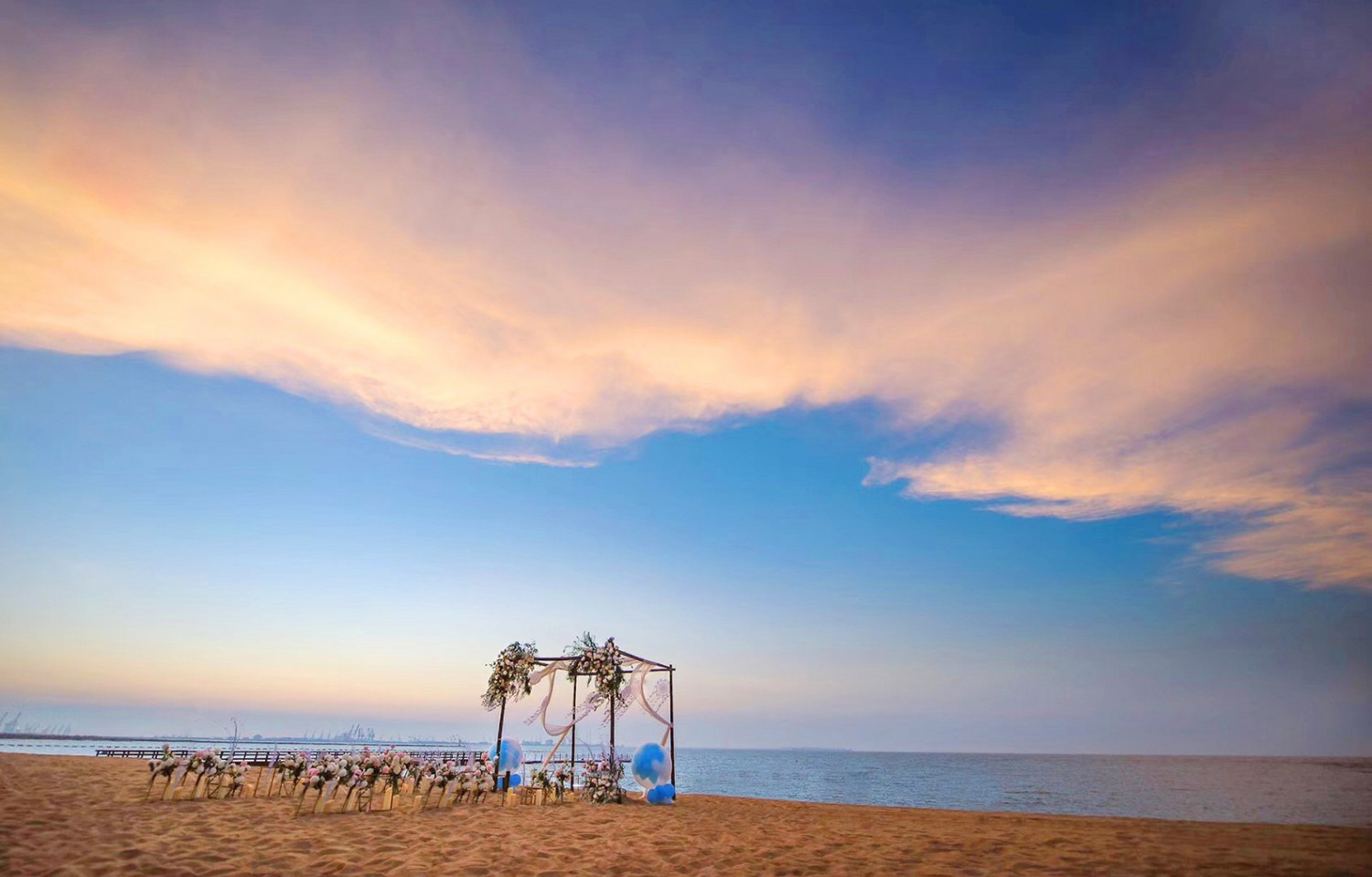 潍坊欢乐海沙滩景区--求婚盛宴