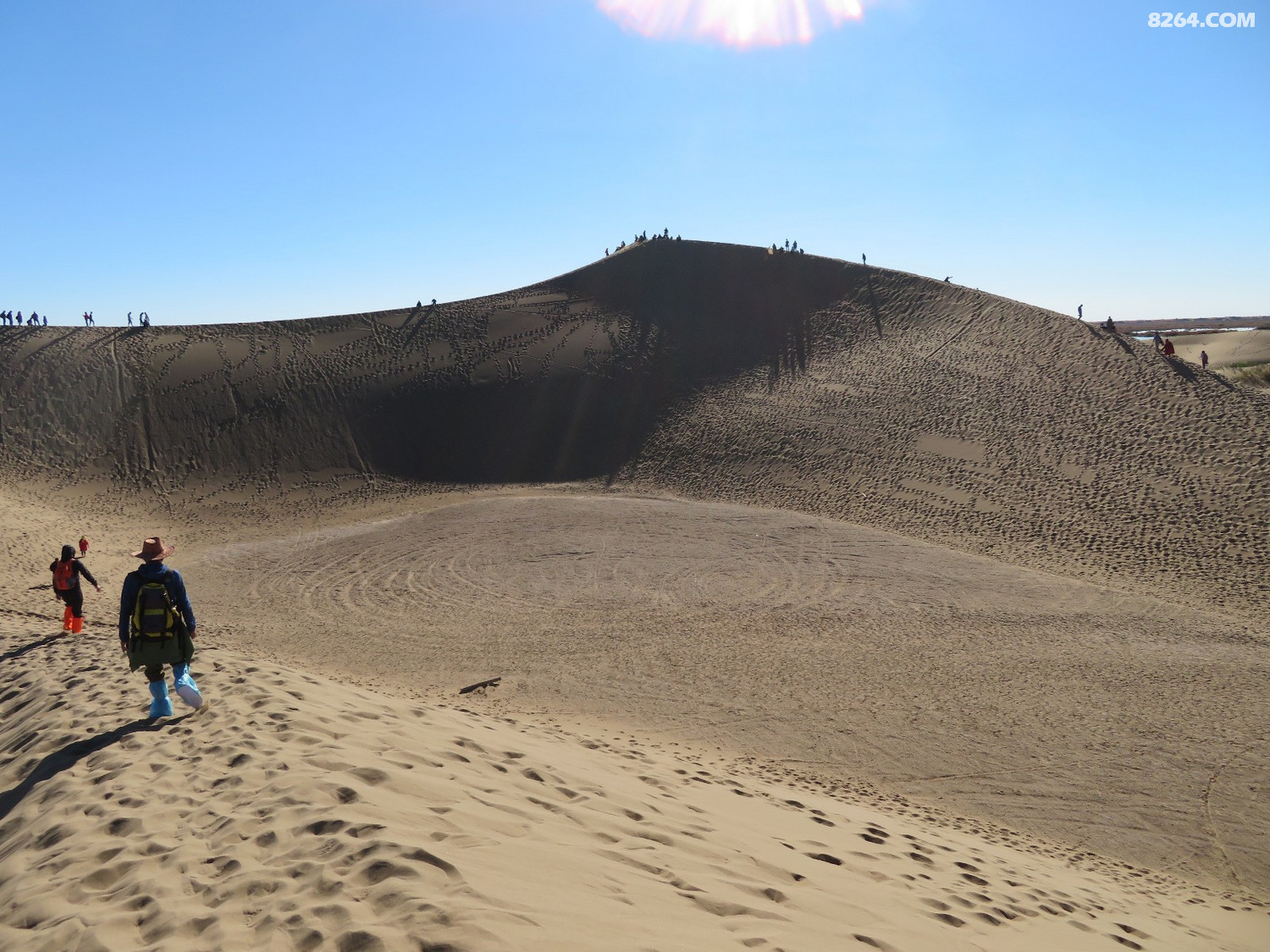 额济纳旗巴丹吉林沙漠之八道桥徒步随拍2018年10月2日