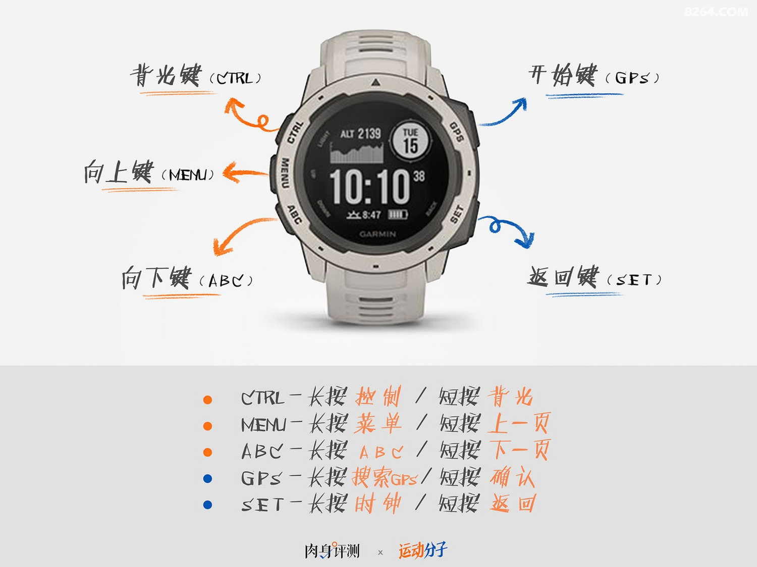 garmin佳明 instinct(本能):定位户外,却可能是最适合绝大多数用户的