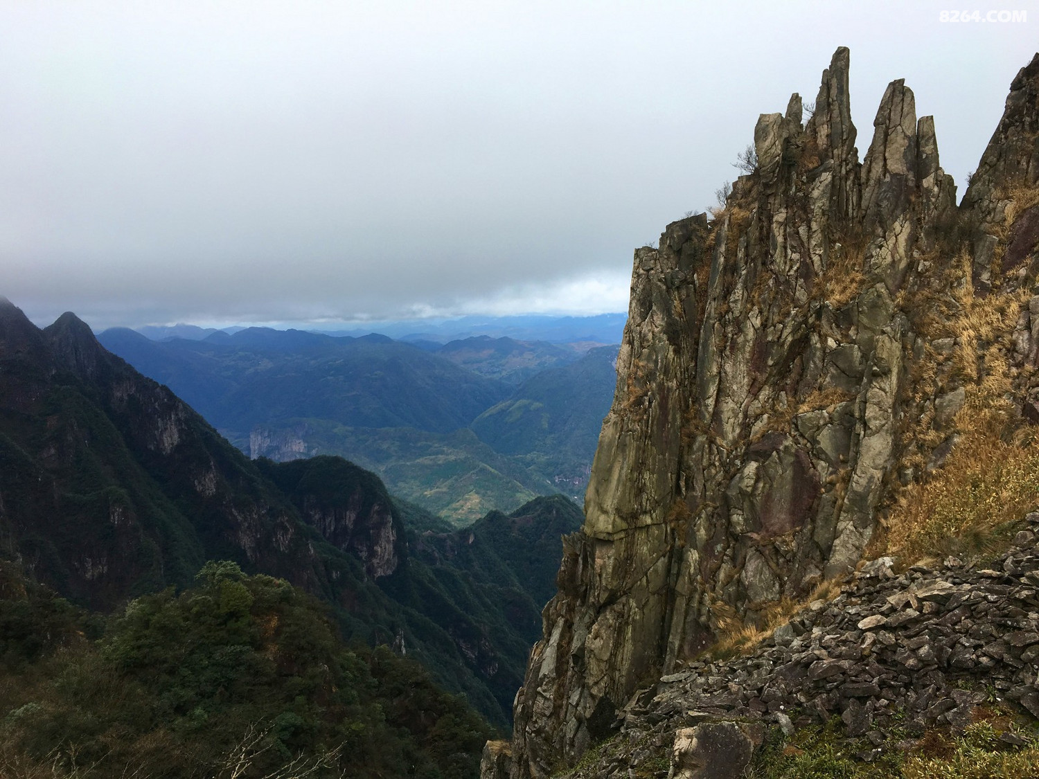 荡气山尖雁过沧海2018年12月雁荡四尖42km越野赛最后的四尖