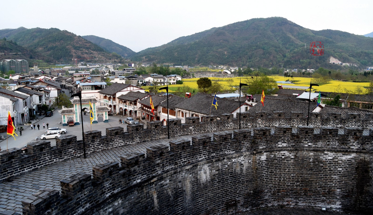 青川清溪古城风光