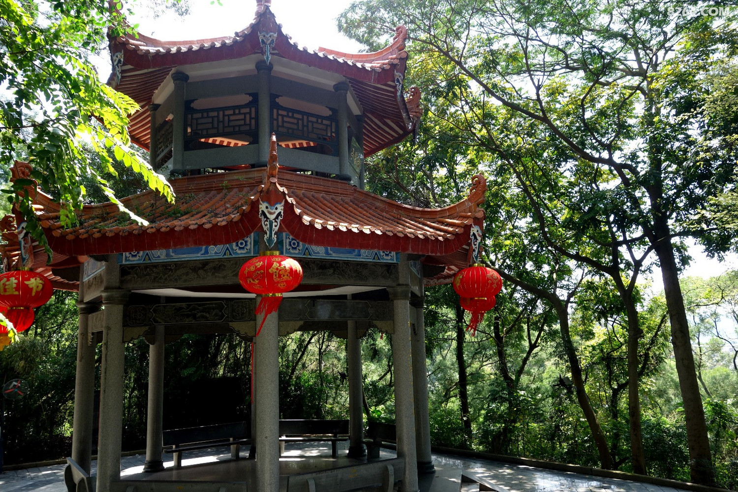 访游长乐琴江满族村五百罗汉山金钢腿33米卧佛