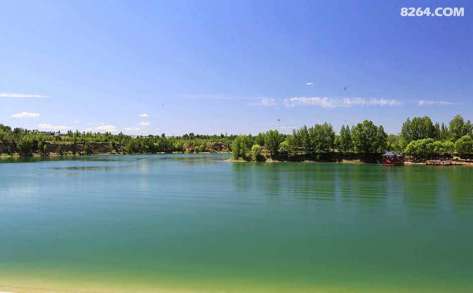 静谧唯美大沟湾浓绿碧翠无定河积金攒玉巴图湾