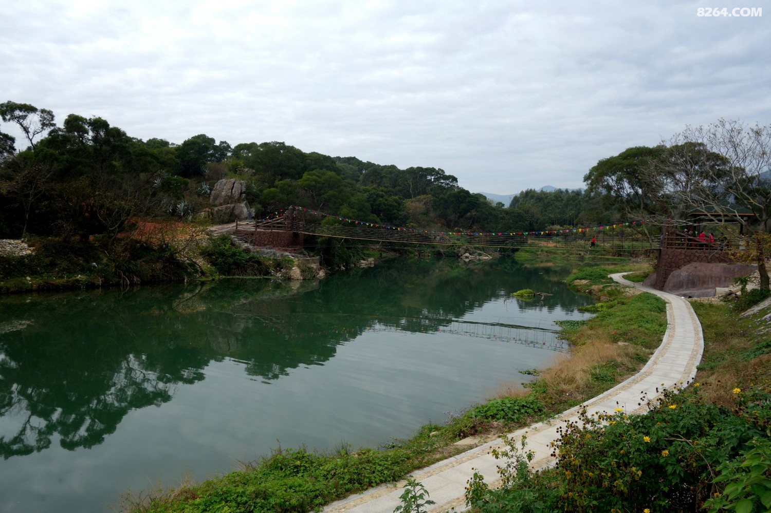 旅游村落莆田涵江区江口镇蒜溪生态公园