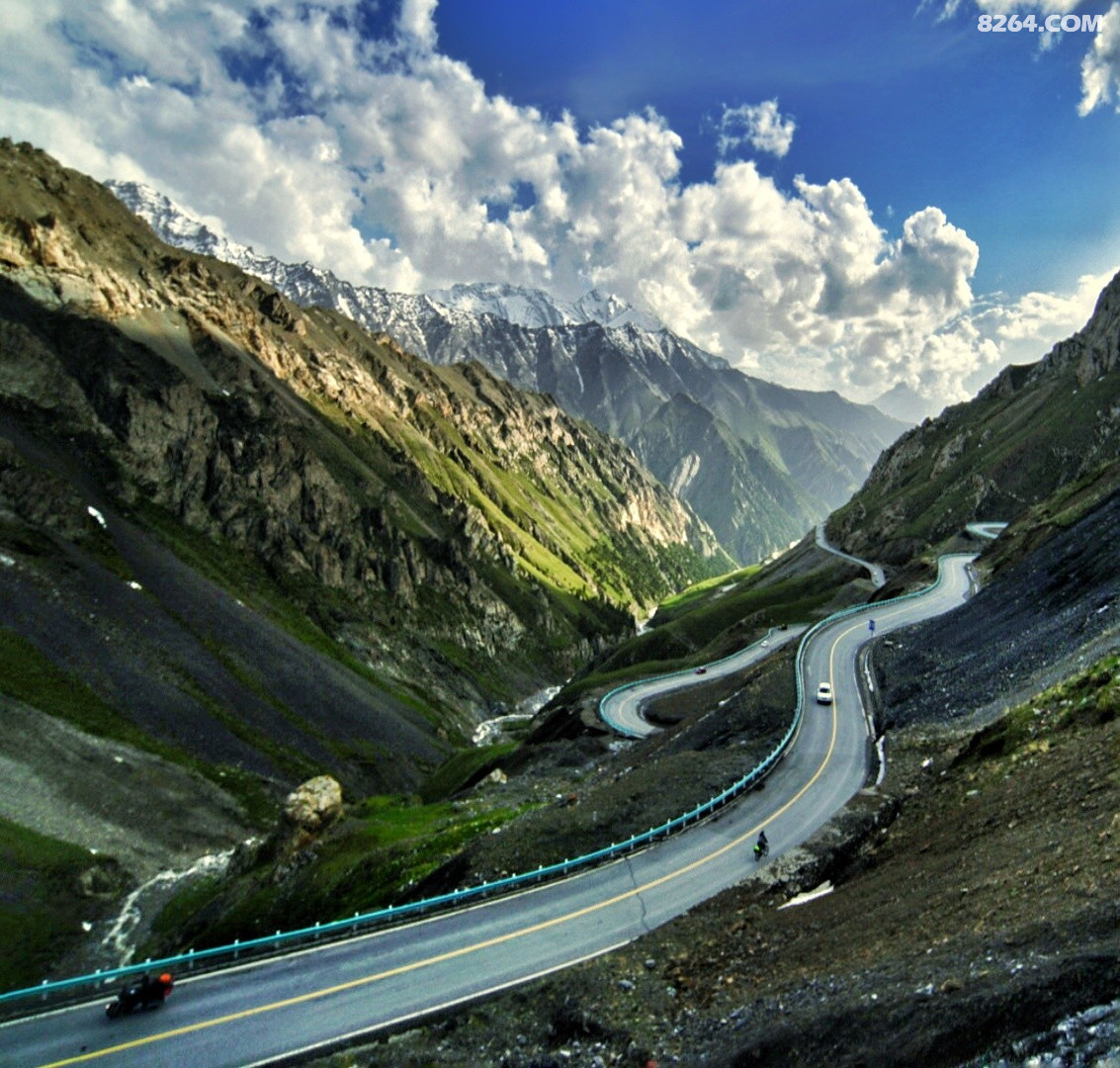 虐人的路况醉美的风光新疆s101国防公路,独库公路,伊利····骑行摄