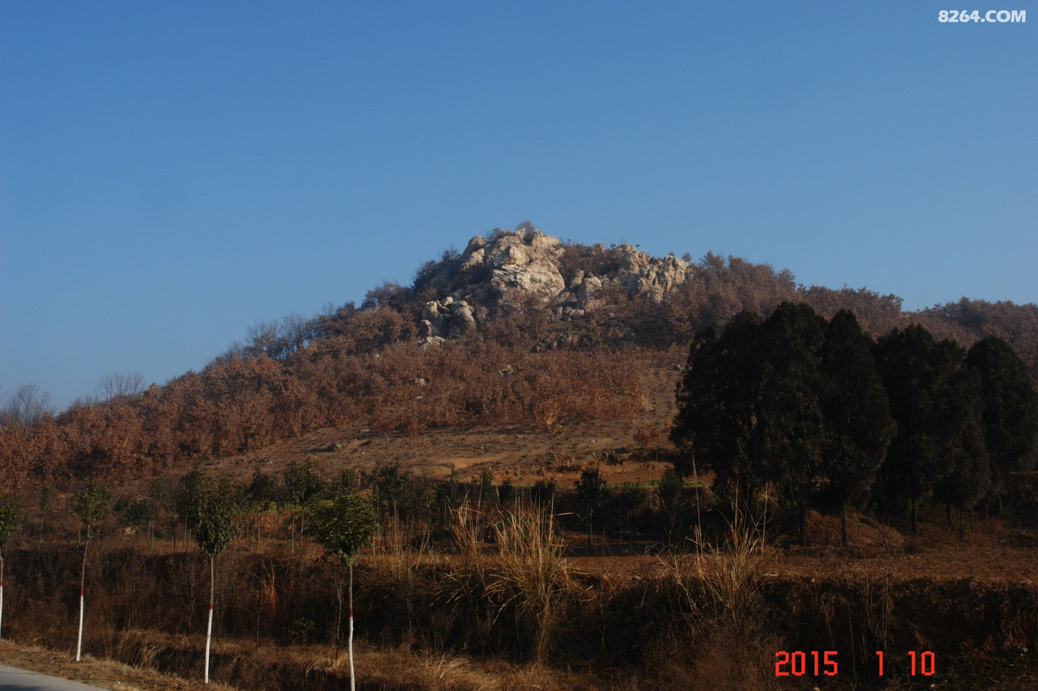 骑行河南方城县袁店回族自治乡罗汉山 美景,好吃的焖面(2015.1.10.