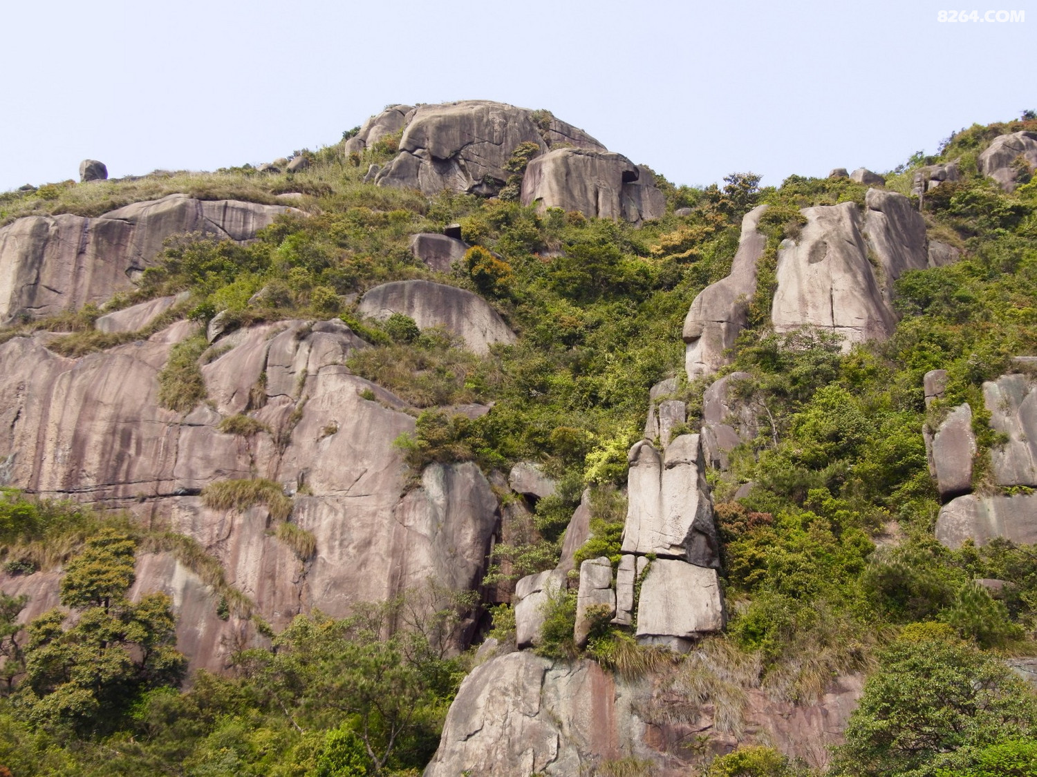 马尾飞来石望夫石打石坑