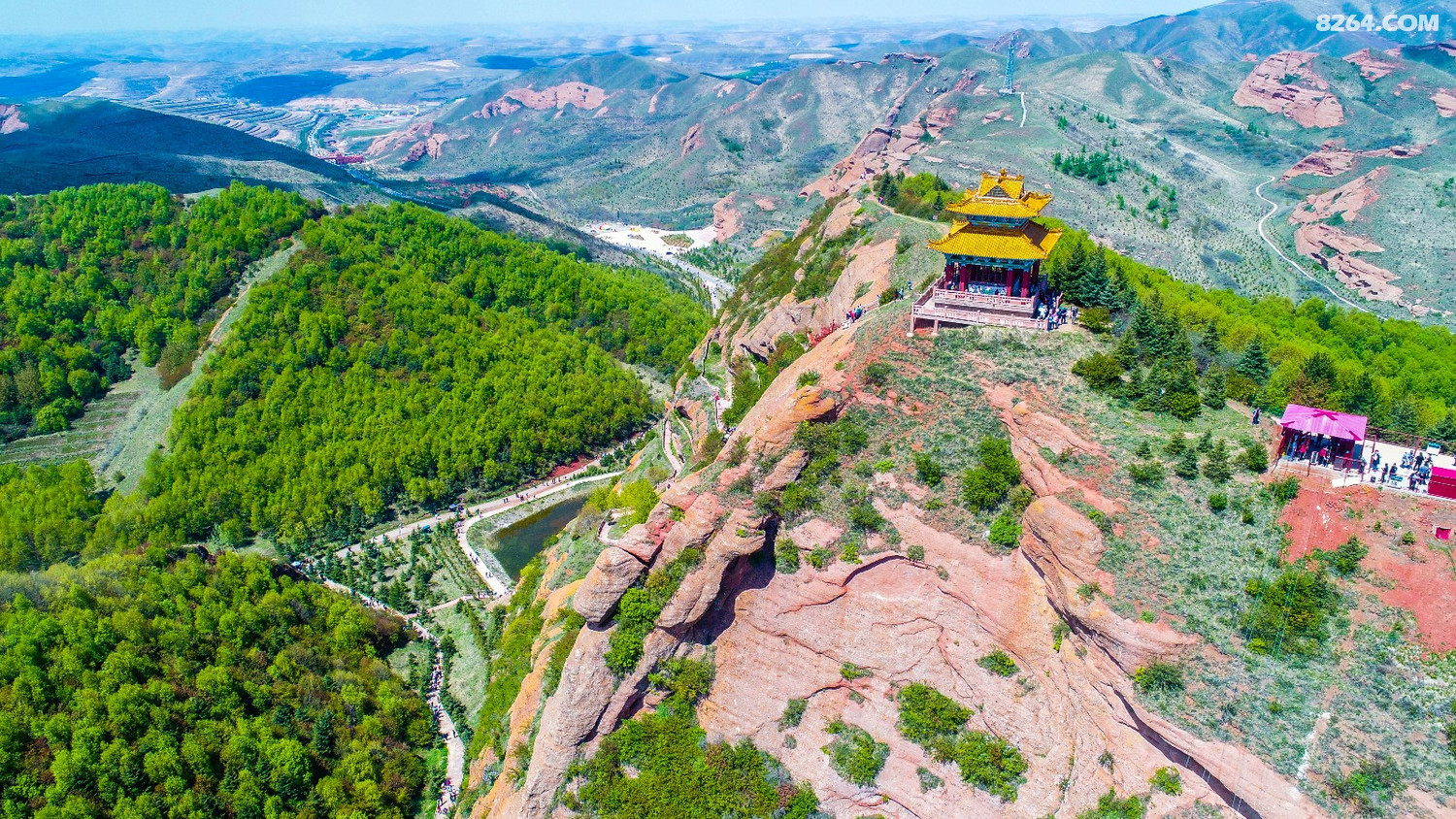 宁夏西吉火石寨景区的绝美风光
