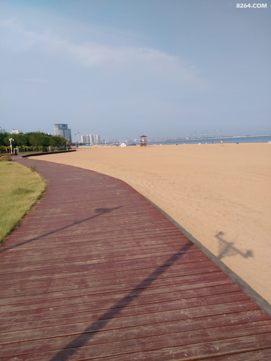 北戴河金屋浴场木栈道归来