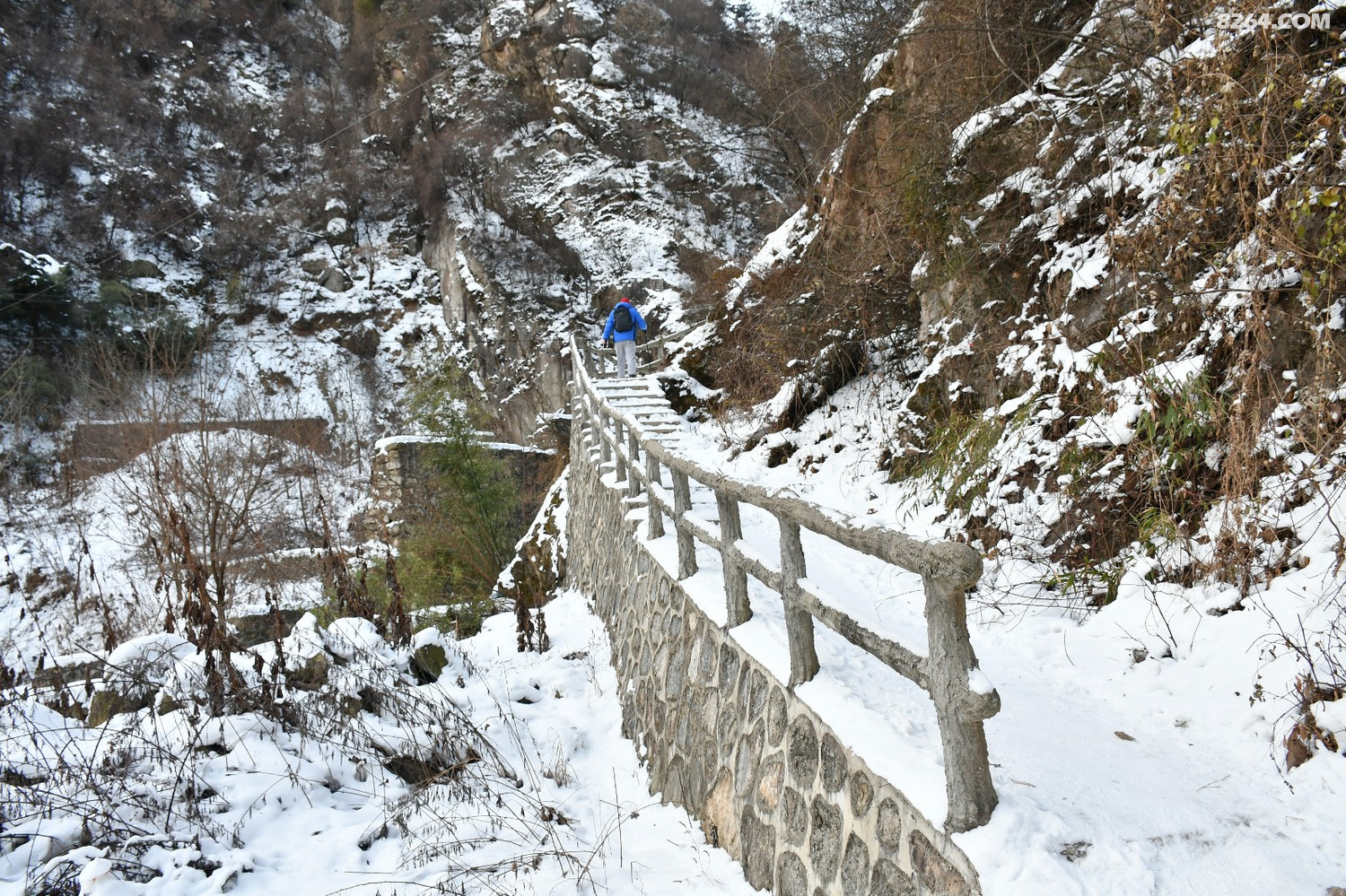 原创自驾游记202111太乙峪西岔沟登南五台踏雪祈福