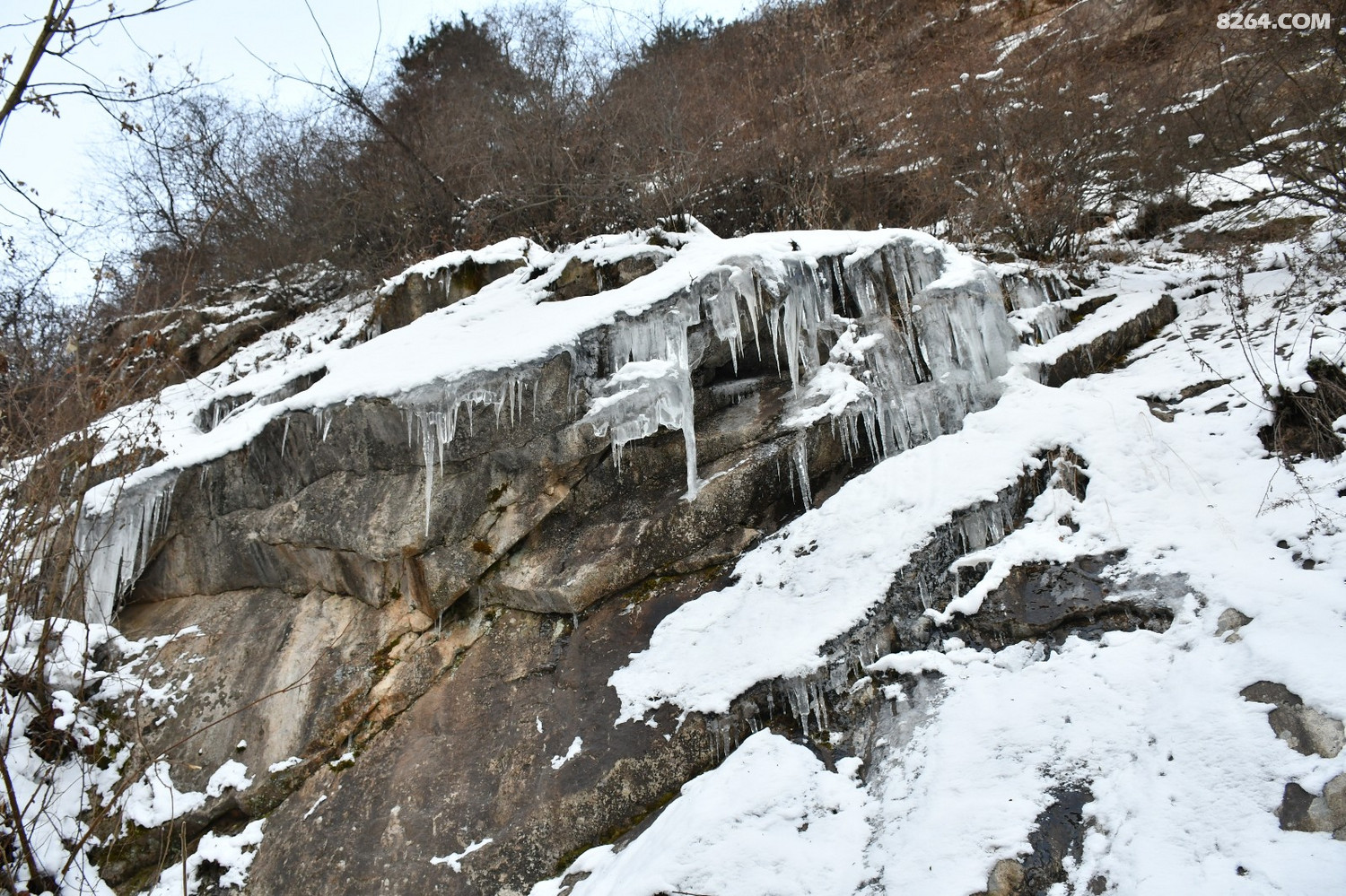 1太乙峪西岔沟登南五台~~踏雪祈福