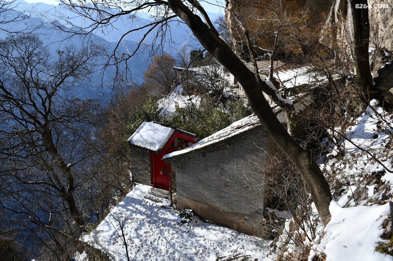 1太乙峪西岔沟登南五台~~踏雪祈福