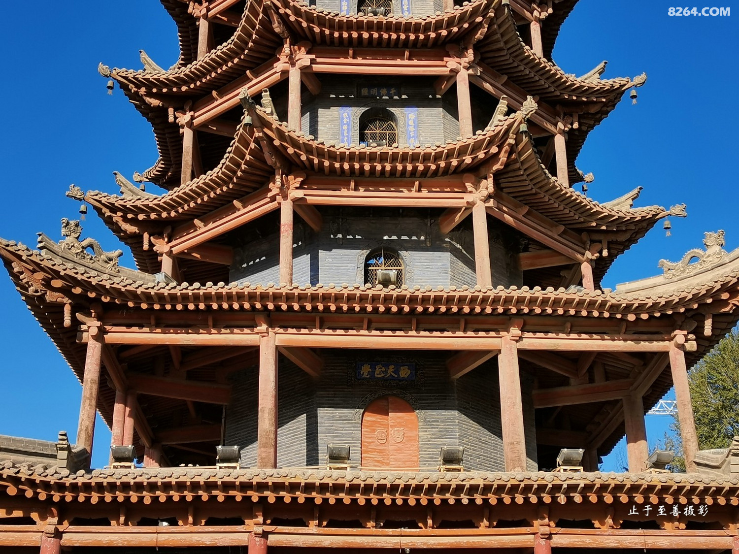 塞北禅林张掖西夏国大佛寺和北周木塔