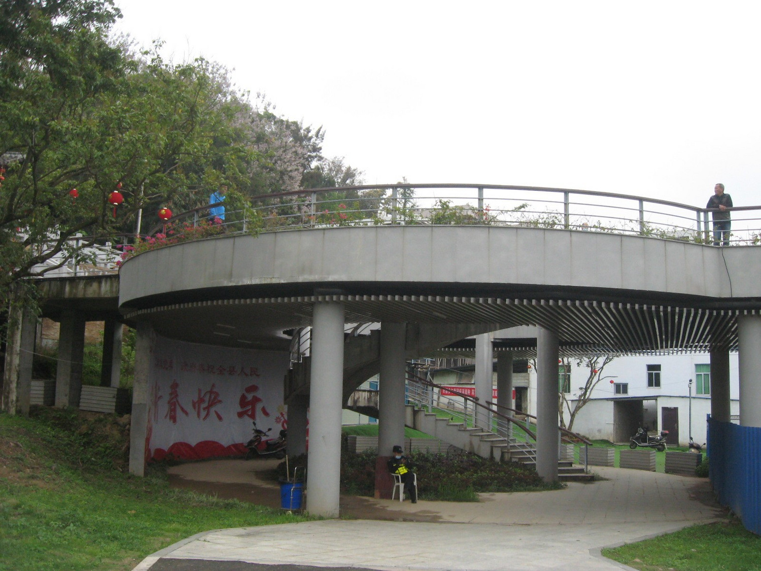 连江含光生态公园再巡游建廊桥后4月15日