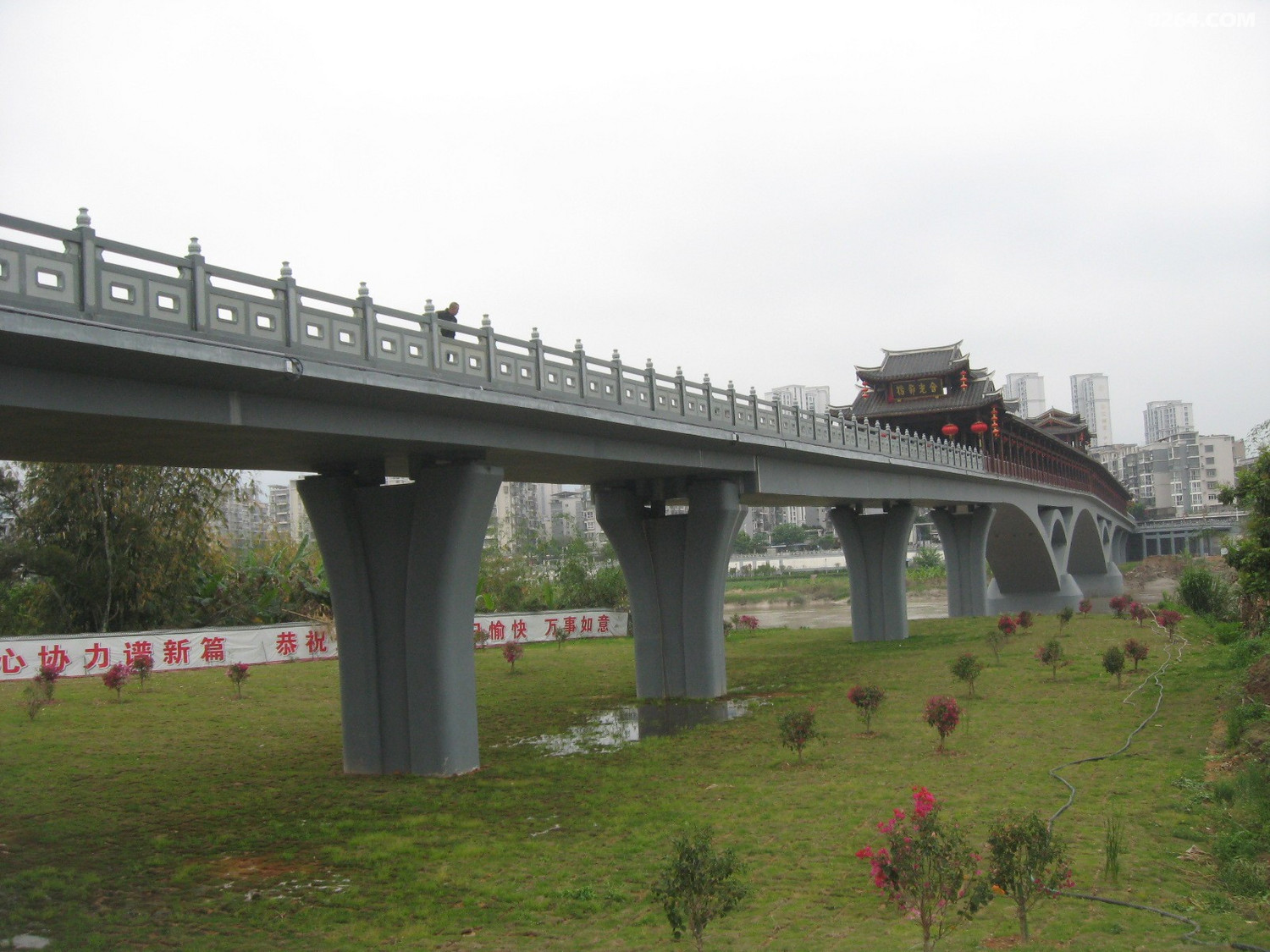 连江含光生态公园再巡游建廊桥后4月15日