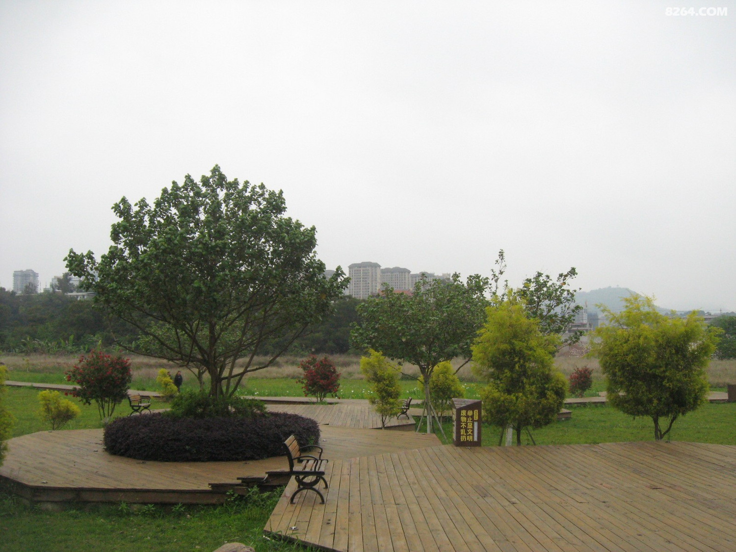 连江含光生态公园再巡游建廊桥后4月15日