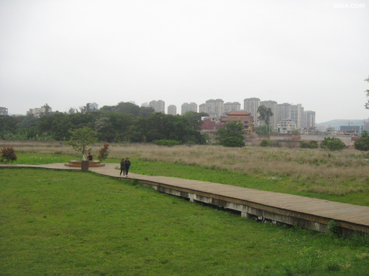 连江含光生态公园再巡游建廊桥后4月15日