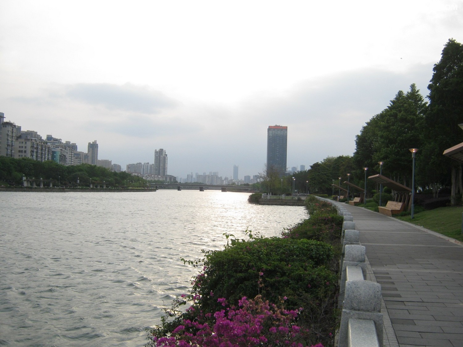 福州魁岐公园经北江滨光明港东端到远洋路口漫游5月2日附五一随机环湖