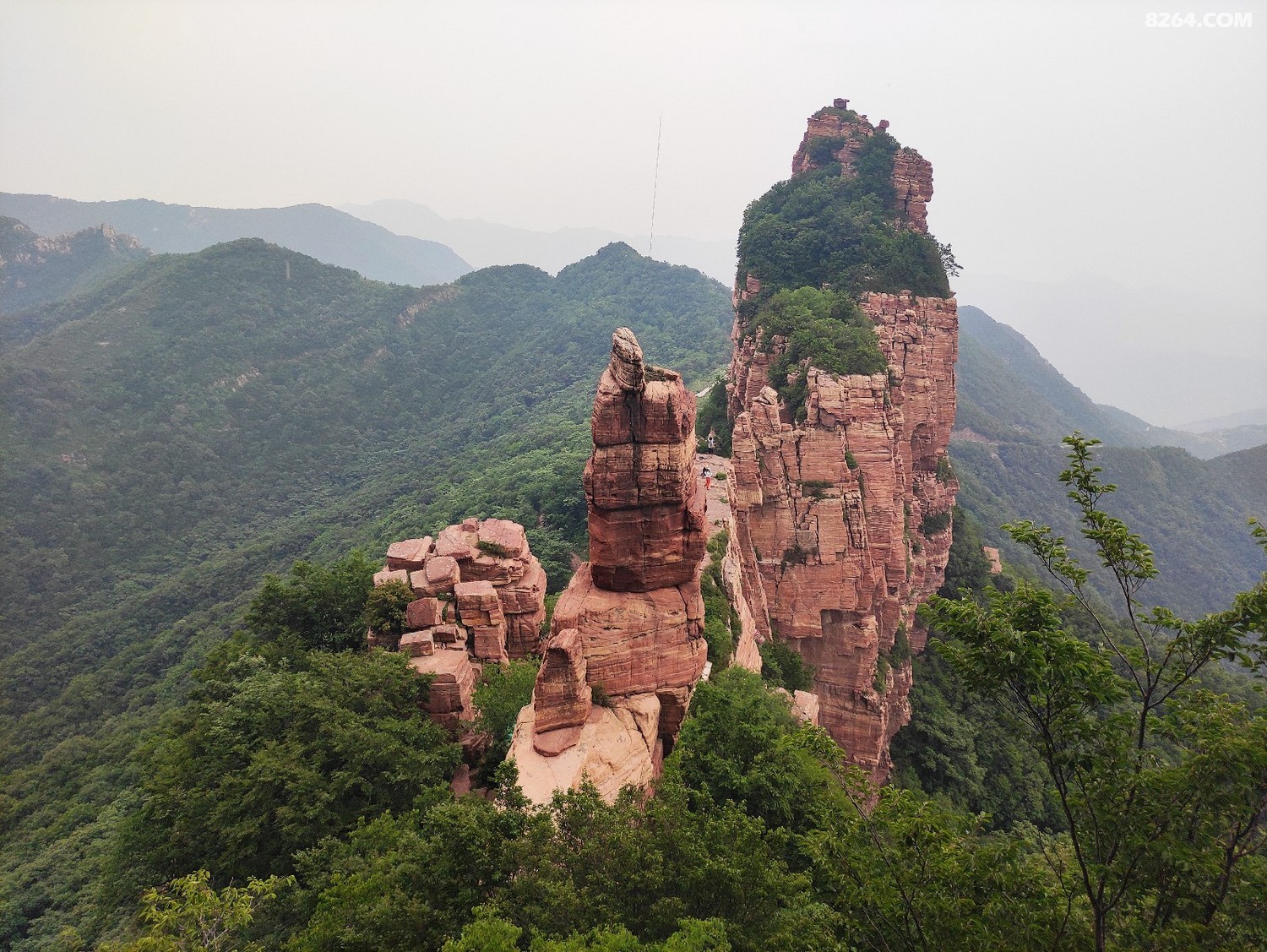 一米崖大山的脊梁夏游九女峰