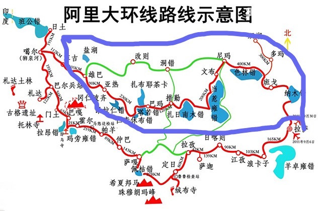 7月初阿里中北线环线自驾