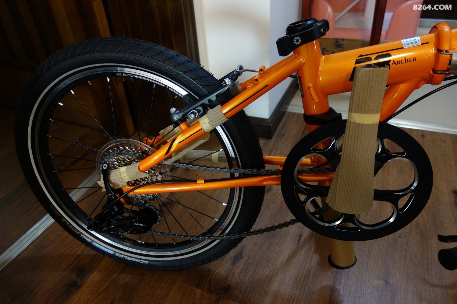 大行p8折叠自行车开箱验车记录