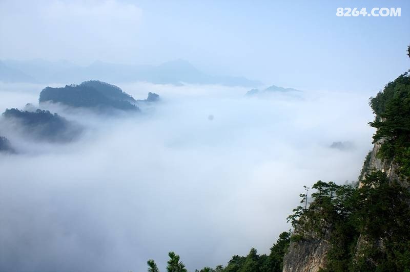 光雾山桃园景区七女峰