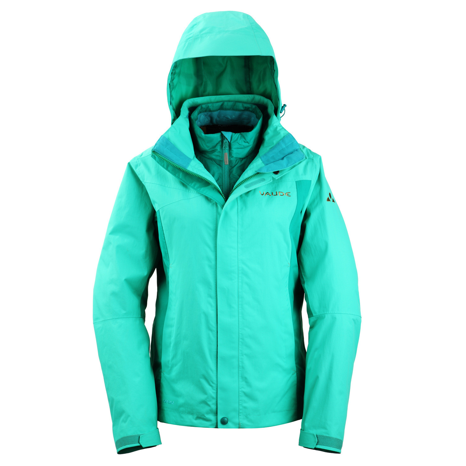 沃德vaude 女款棉内胆三合一冲锋衣 wo janzi 3in1 jacket