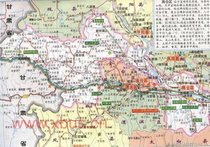 陈仓区交通地图全图,陈仓区交通地图高清版下载 - 8264户外8264.com