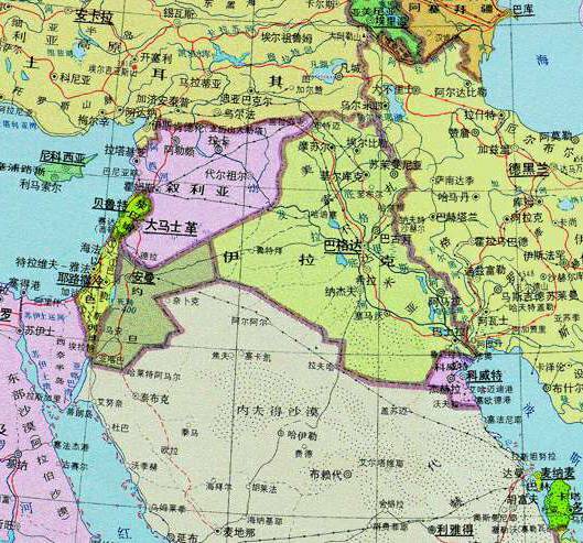伊拉克地图二全图,伊拉克地图二高清版下载 - 8264户外8264.com