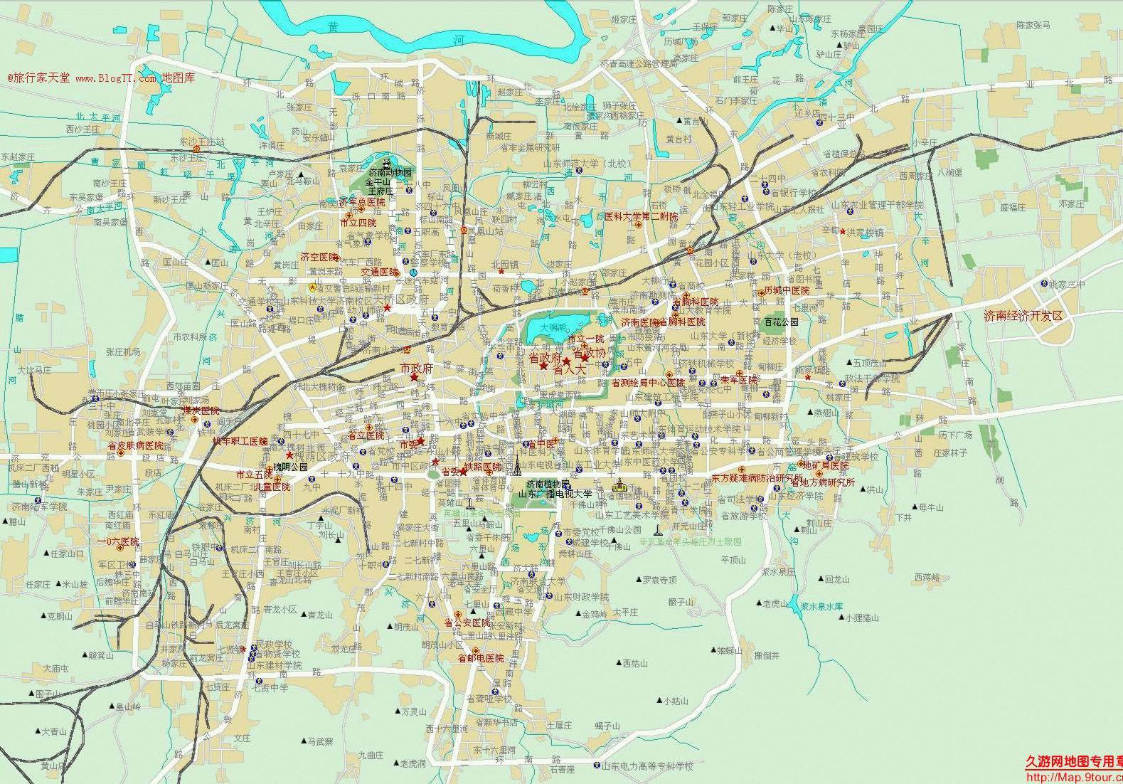 市中区地图一全图,市中区地图一高清版下载 - 8264户外8264.com
