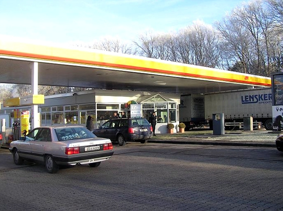 德国高速公路的加油站