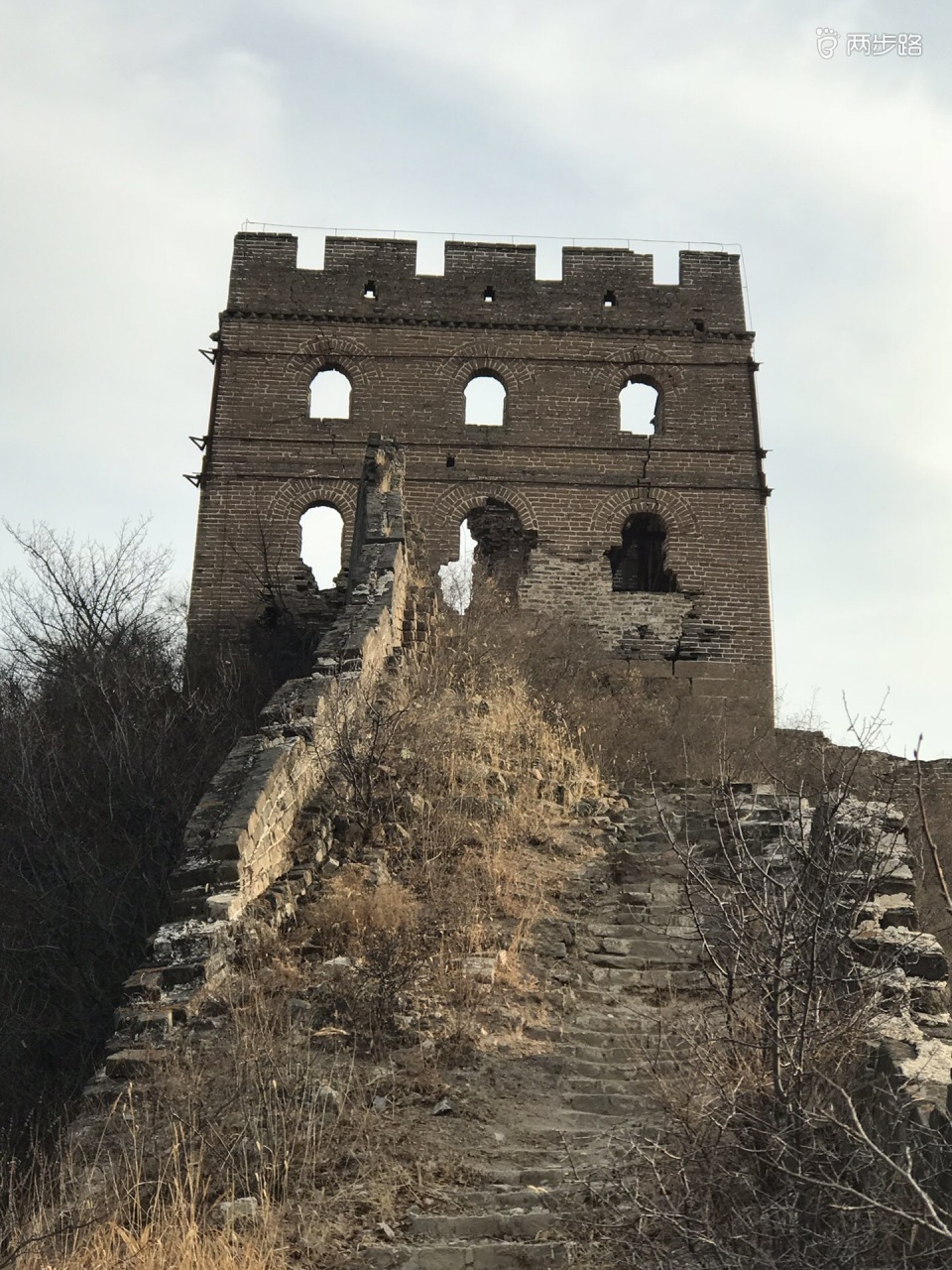 北京密云蟠龙山长城二十四眼楼将军楼古北口村