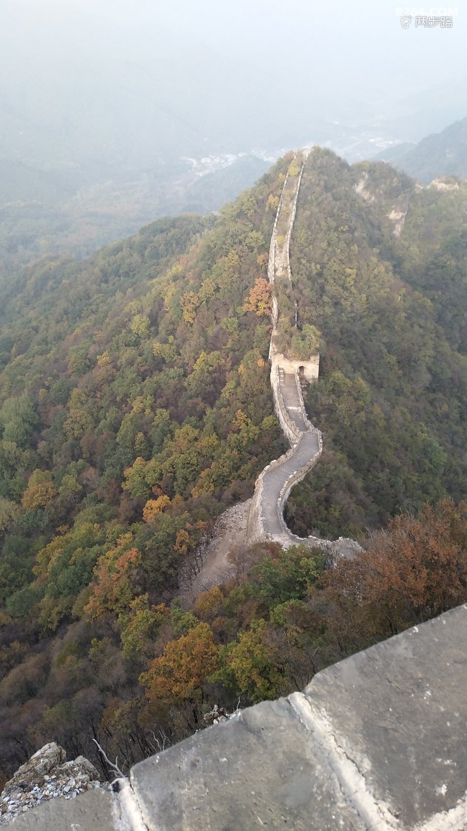 慕田峪一路向西,途经正北楼,涧口(鬼门关),小布达拉,天梯,佛头,鹰飞倒