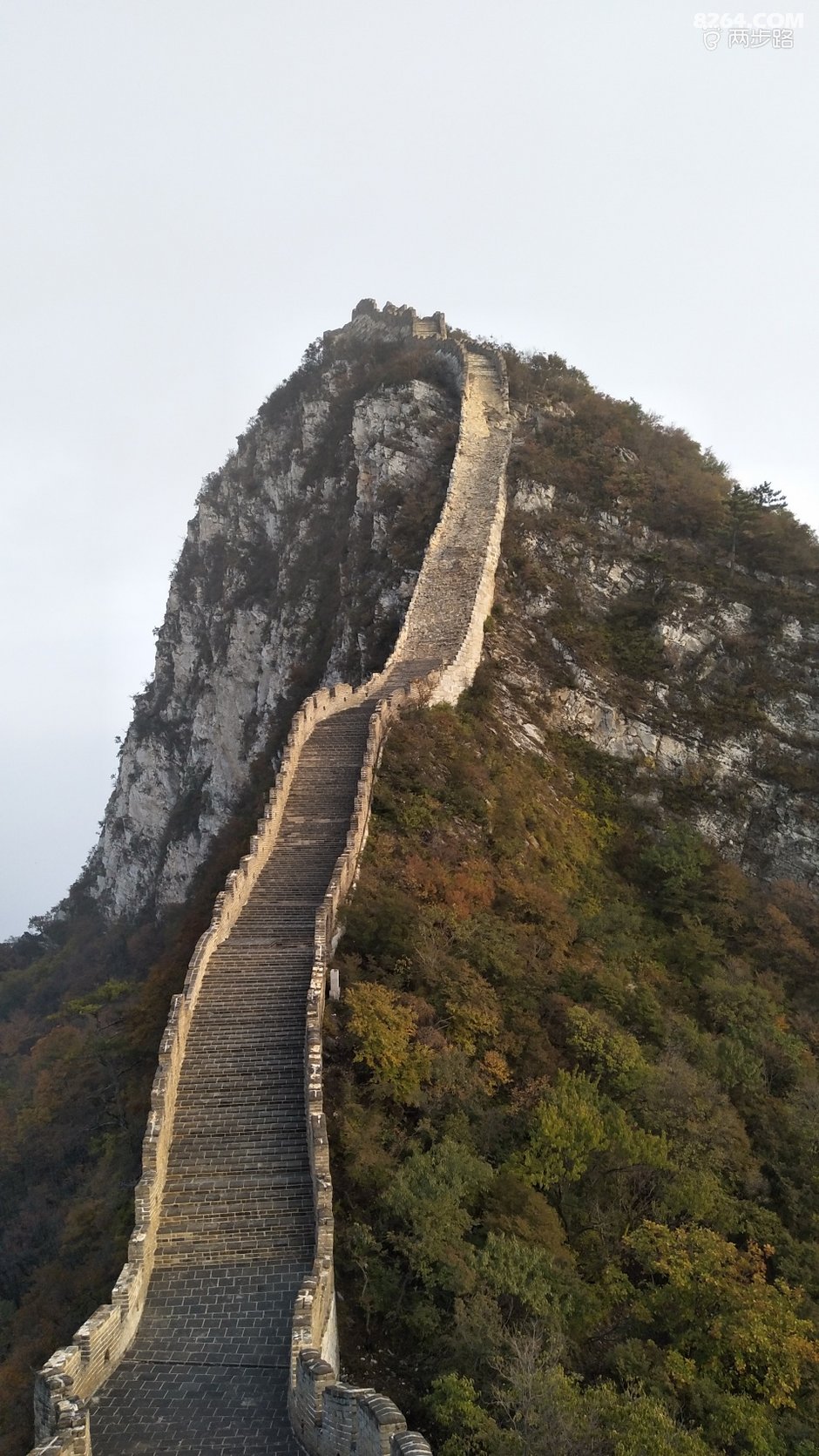 慕田峪一路向西,途经正北楼,涧口(鬼门关),小布达拉,天梯,佛头,鹰飞倒