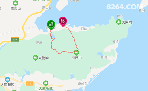 1,排牙山北线排牙山路线主要分为三条:恐高勿进!