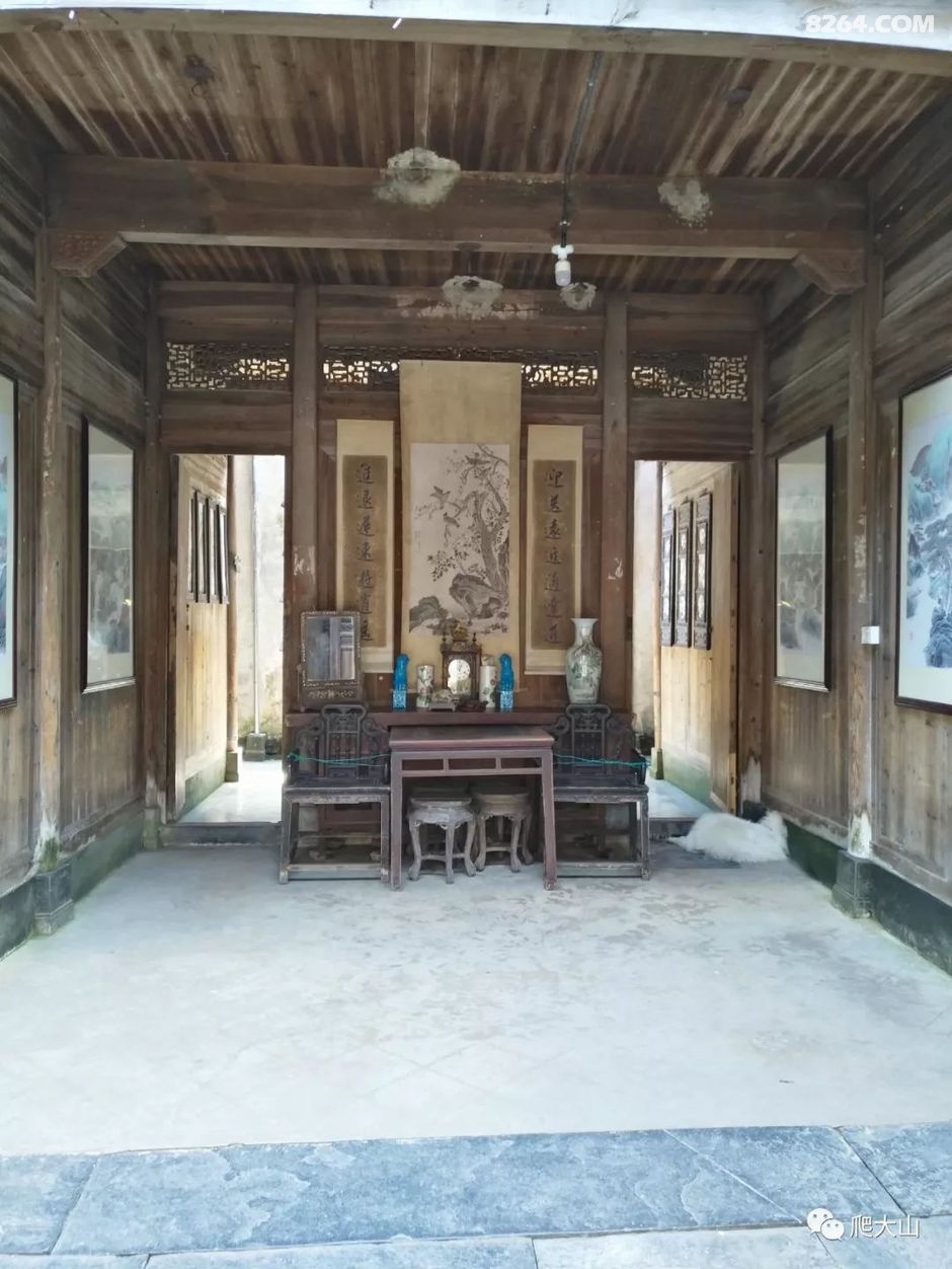 桃李园东园东园内宅西园小院内景敬爱堂和追慕堂是西递村最有名的两座