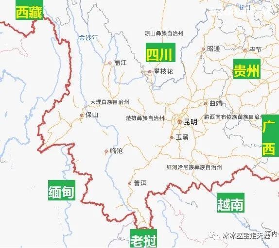 中老边界710千米,中越边界1353千米,细细数上一数的话,多达25个边境县
